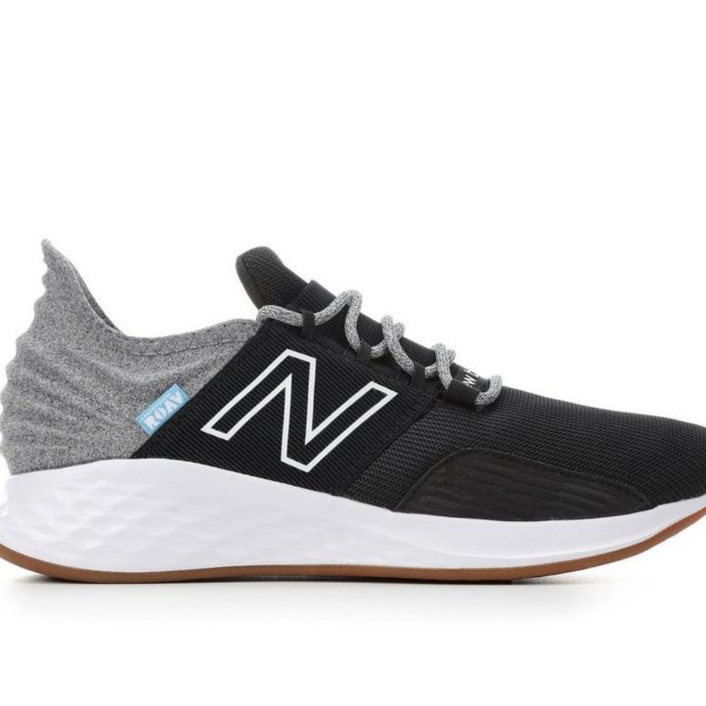 { new balance } boys Black and Gray Sneakers